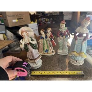 Set of 4 Vintage Occupied Japan Porcelain Figurines